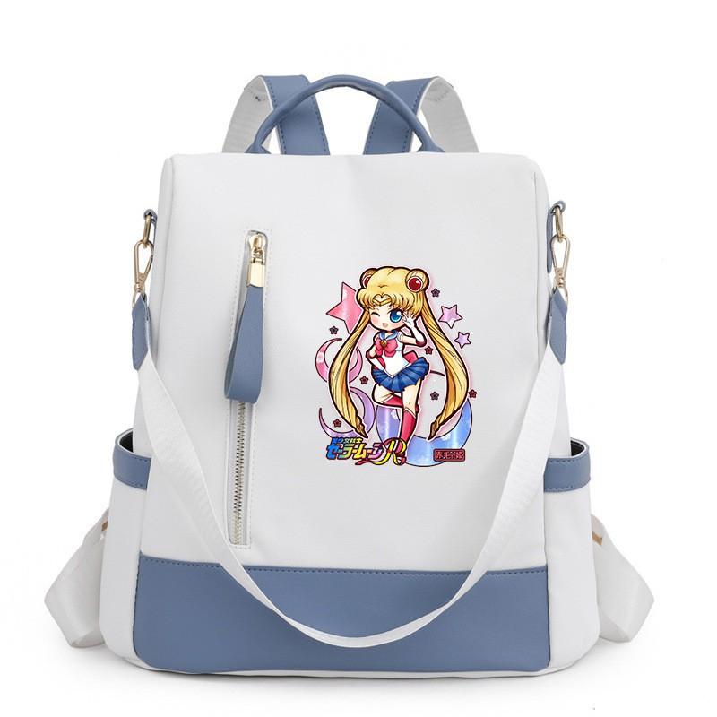 Segelmond-inspiriertes Damen-Oxford-Nylon-Rucksack für Reisen, Schule, Streetwear, Freizeit
