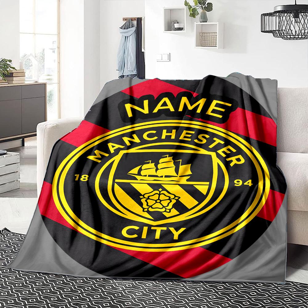 Custom Name "CAN CH Emblem Design" blanket for Couch & Bed, Plush Cozy Fuzzy Blanket Super Soft & Warm Blankets for Fall and Winter. 0908251