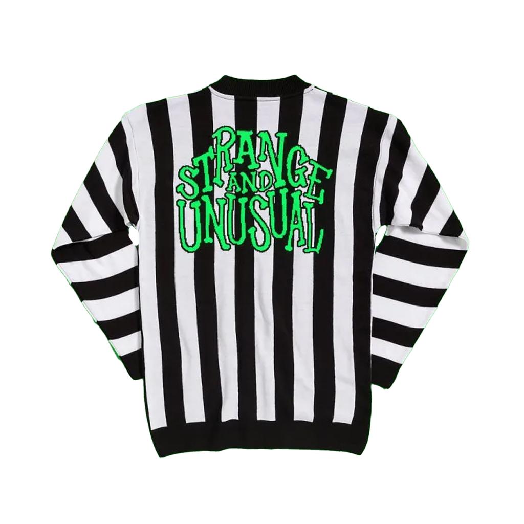 Beetlejuice Unisex Adult Stripe Oversized Cardigan