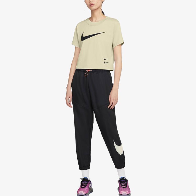 Nike T Shirt Women's Beige Yellow CJ3765-238
