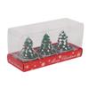 Christmas Tree Tealight Candles Hand Crafted Delicate Christmas Tree Shaped Candles for Christmas Home Decoration Gifts