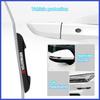 SLZPW1 New 4pcs Rubber Car Door Edge Protector Stickers Anti Collision Strips For VW Passat 4 Tiguan Golf CC Polo GTI Motion MTM Touran