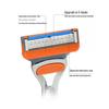 Men's Gillette Fusion5 Manual Razor with Orange 5-Layer Blade Handle