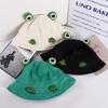 Sun Protection Sun Cap Breathable Cute Sun Visor Hat Fashion Frog Fisherman Hat  Outdoor Activities