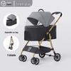 Lightweight Foldable Pet Stroller for Small Dogs & Cats