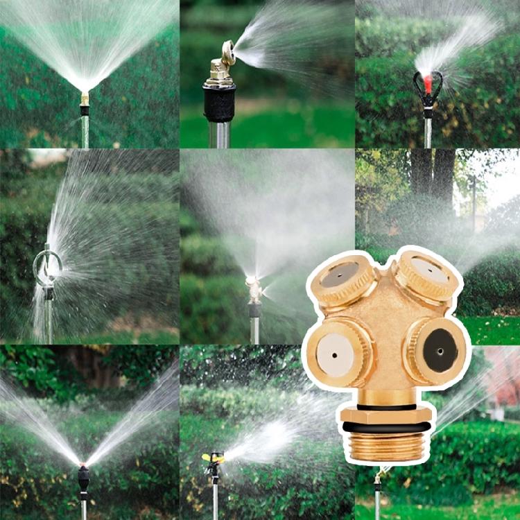 Rotating Lawn Watering Tool With Detachable Nozzle Design And Energy Efficient Misting Circulation For Horticultural Use