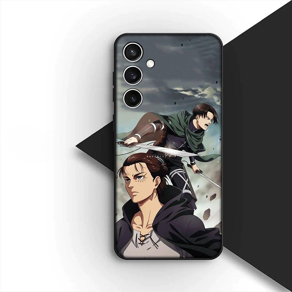 Casing Phone Cover for Apple iPhone 17 Pro XS Max Air 6 Plus X 5 + SE 2022 SE2 16E XR Case  Attack Levi on Eren titan Jaeger