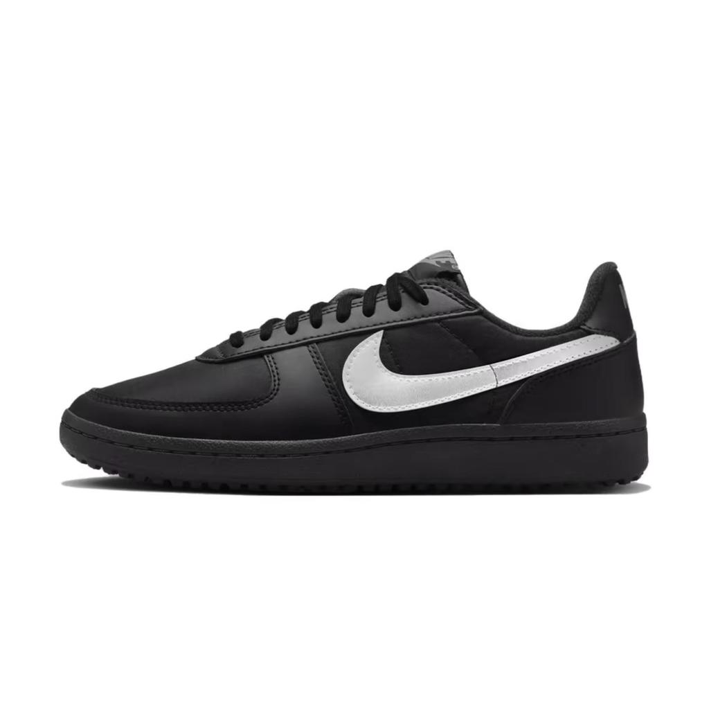 Nike Field General '82 Cushioning Low Top Skateboard Shoes Unisex Black Silver FZ5593-001(Team1101-)