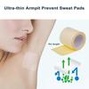 1 Roll Disposable Armpit Prevent Sweat Pads Transparent Underarm Dry Antiperspirant Sticker Ultra-thin Keep Dry Stickers