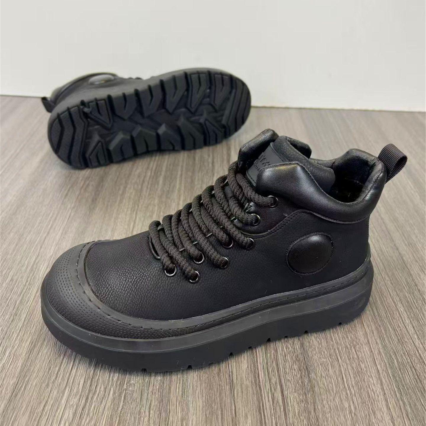 Men s Soft Elastic Winter Warm Cold Padded Snow Boots Thick Soles Non-slip Wear Outdoor Leisure Sports Mountaineering Cotton Boots 46 4890₽