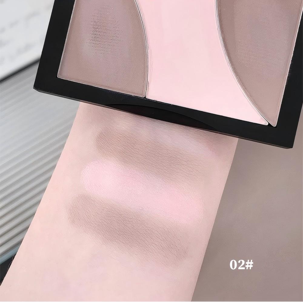 Kakashow Three- Contouring Palette Shadow Nose Shadow Contouring Highlight All-in-one Palette