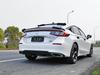 Compatible with 11th Gen Civic Hatchback: Louver Window Trim & Roof Wing Spoiler Kit