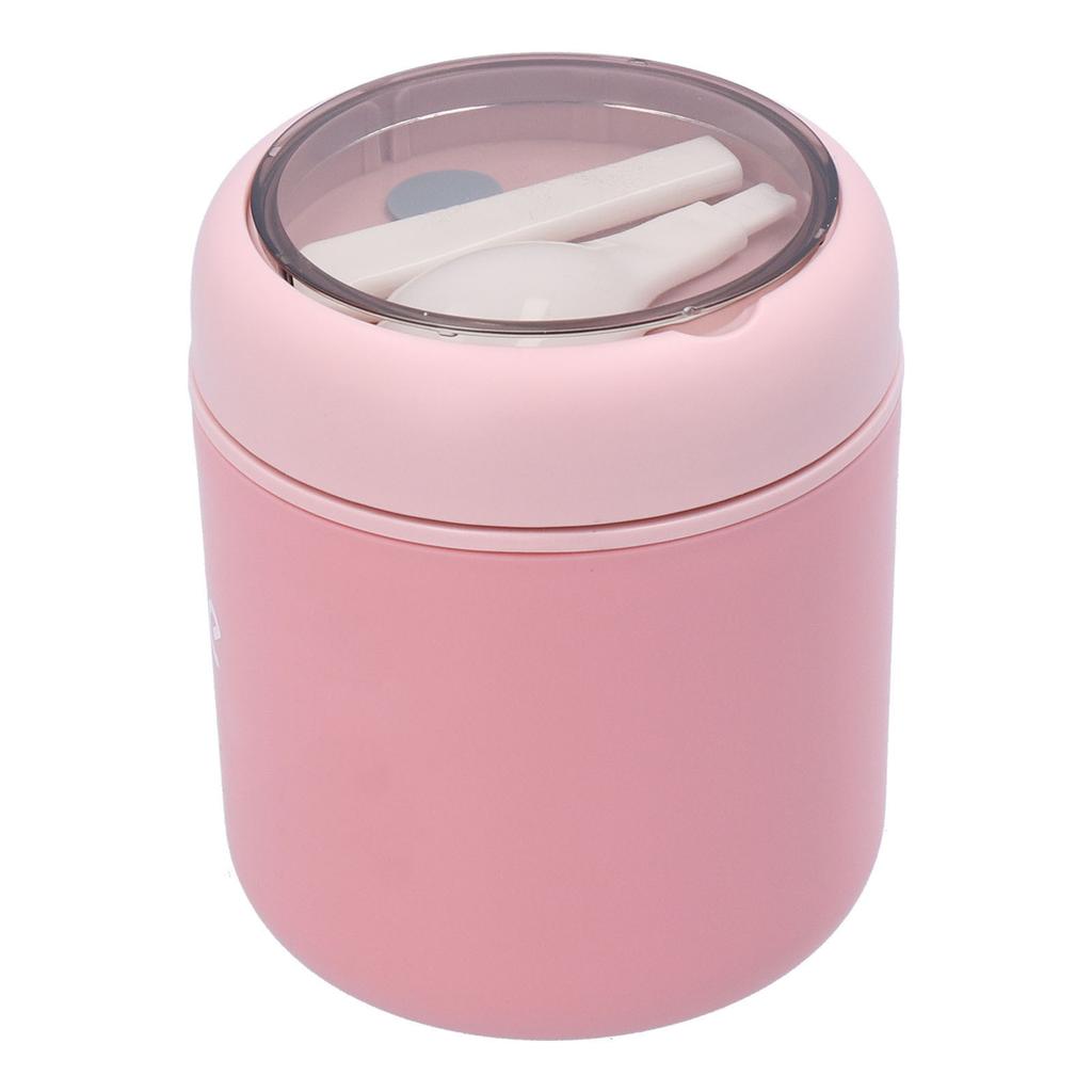 530ml Insulated Lunch Box with Spoon and Lid for Food Stainless Steel Portable Insulation Vacuum Soup Cup