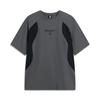 Li Ning Basketball Series Bad Five Letter Splicing Round Neck Breathable Versatile Loose Short Sleeve T-Shirt Men Tops ATSV775-2
