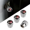 4pcs Car Wheel Tire Valve Caps Dustproof For Toyota GR Sport Gazoo Corolla Camry Tacoma Hilux Aqua CHR Avensis Prius Rav4 Yaris