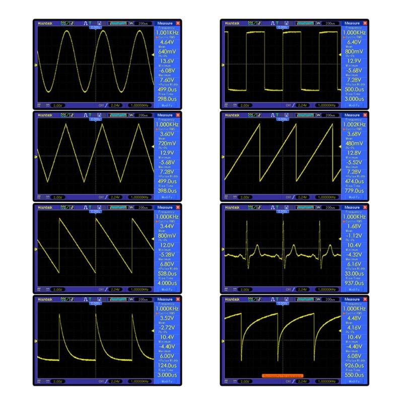 Frequency Generator 0.01Hz-500kHz Signal Generator Ideal for Oscilloscope Calibration Audios Testing Waveform Generator