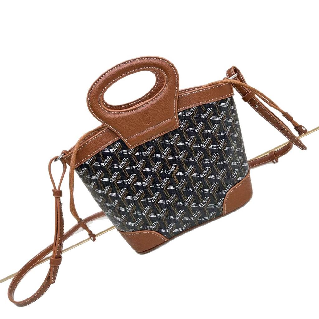 New niche dog tooth commuter bag double-sided shoulder messenger bag crossbody camera bag fashionable commuter shoulder