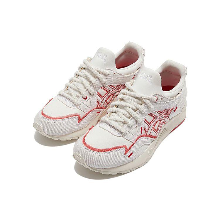 KIRSH X ASICS Gel Lyte 5 Incomplete Unisex Sneakers Cream Fiery-Red 1203A363-100