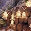 6m 40Led Christmas Light String Pinecone Cone Christmas Village Snowflake Christmas Decor Lamp  Bar