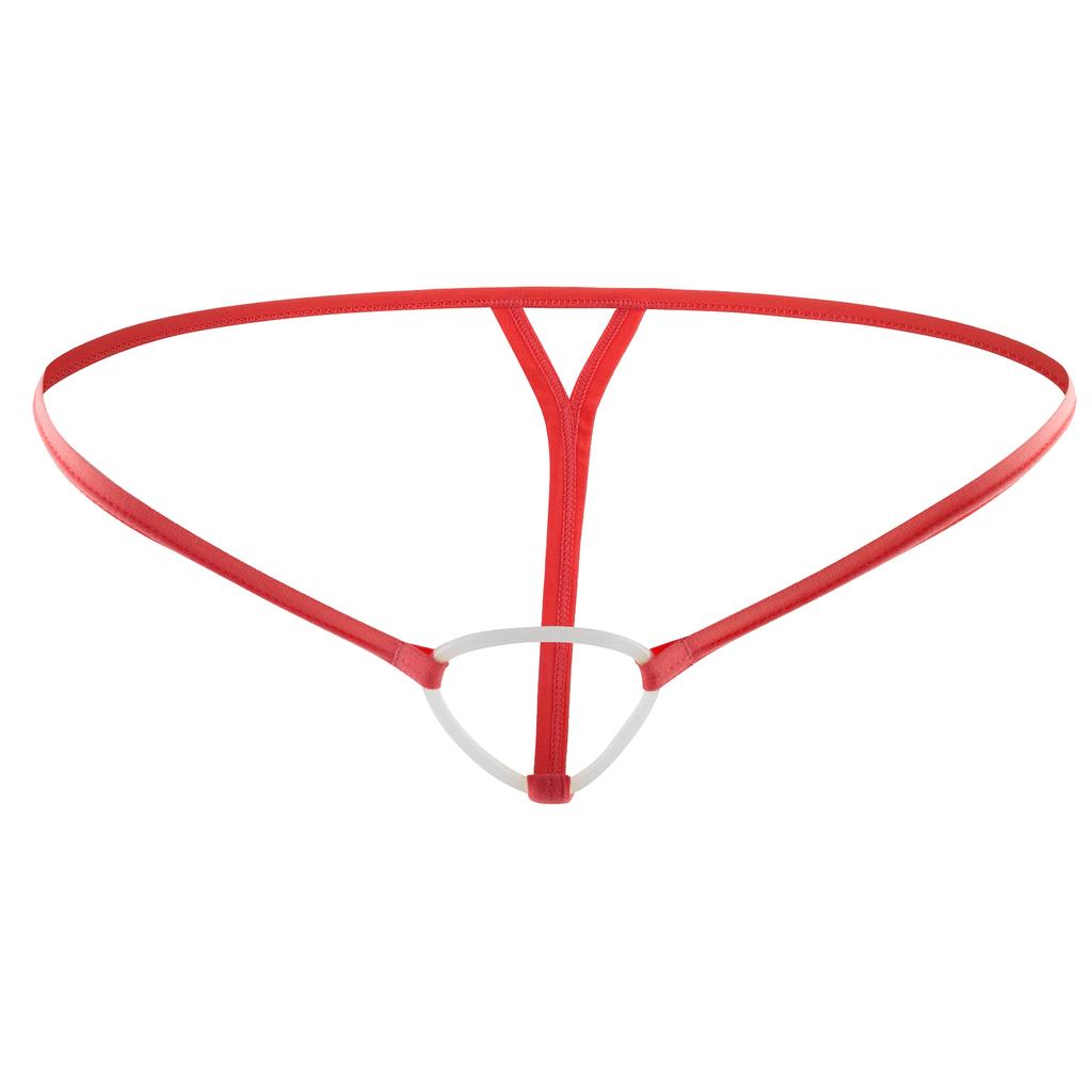 Herren String Tanga Sexy Unterwäsche Erotische Dessous Penis Silikon Cockring Tanga G-String Bikini T-Rücken homme Unterhose