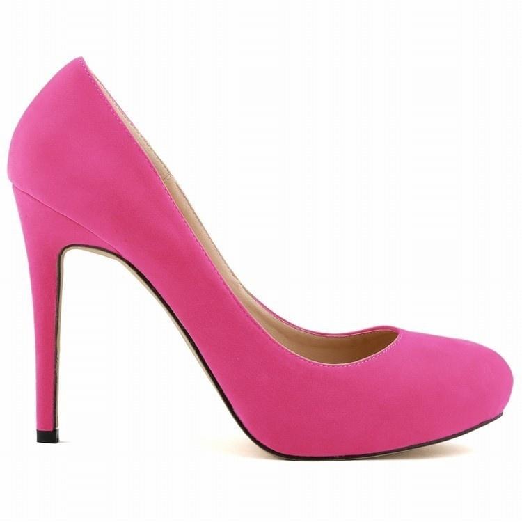 New Women Stilettos Pumps Sexy 11cm Round Toe Velvet High Heels Shallow Elegant Lady Office Party Wedding Shoes