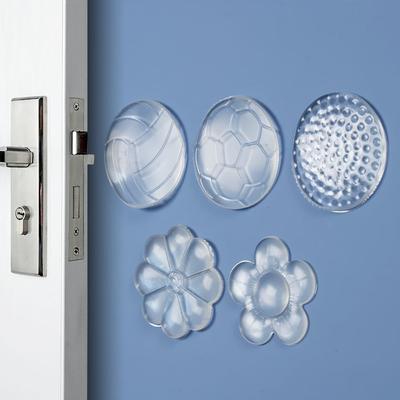 Gummi Stoßwand Türstopper Transparent Schutzaufkleber Antikollisionspads Türgriff Puffer