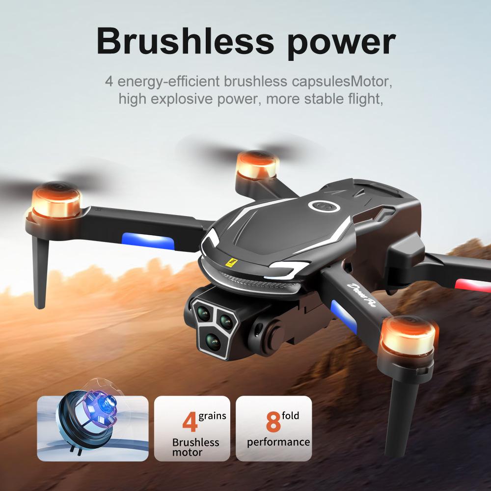 V888 Drone: 8K HD Aerial Photography with 3 Cameras, Long Battery Life, and Brushless Motor Remote Control.