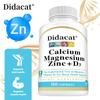 Calcium, Magnesium, Zinc, and Vitamin D3 Supplements Are Beneficial for Joint, Bone, and Immune System Health 120 Capsules