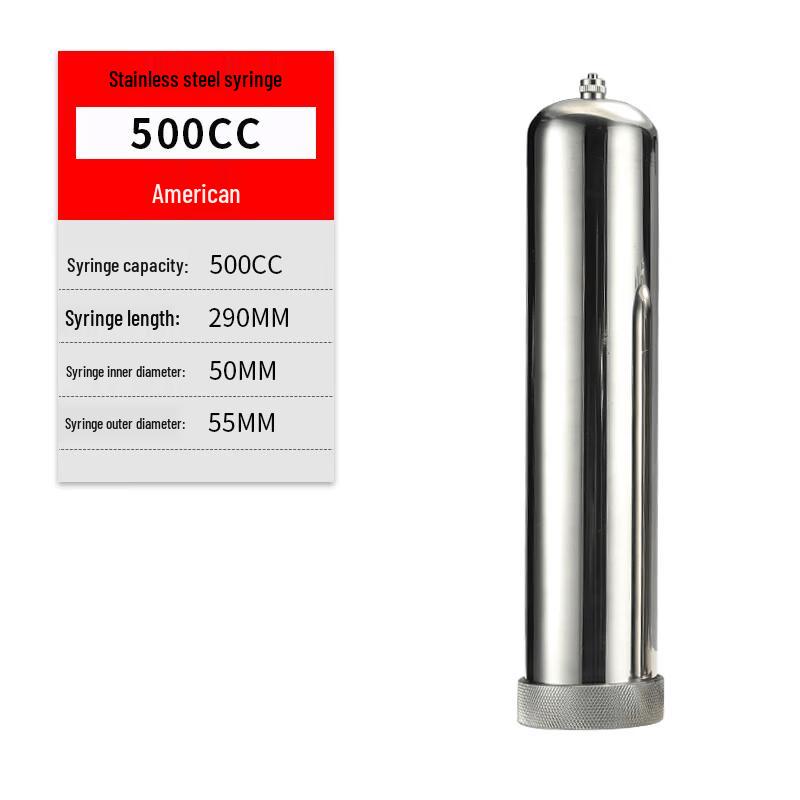 High-Temperature Resistant Stainless Steel Dispensing Syringe