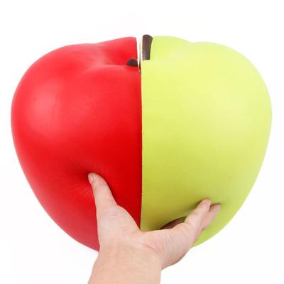 Large Apple Jumbo Squishy Slow Rising Toy Big Size Cartoon Squeeze Toys Kids Fun Soft Toy