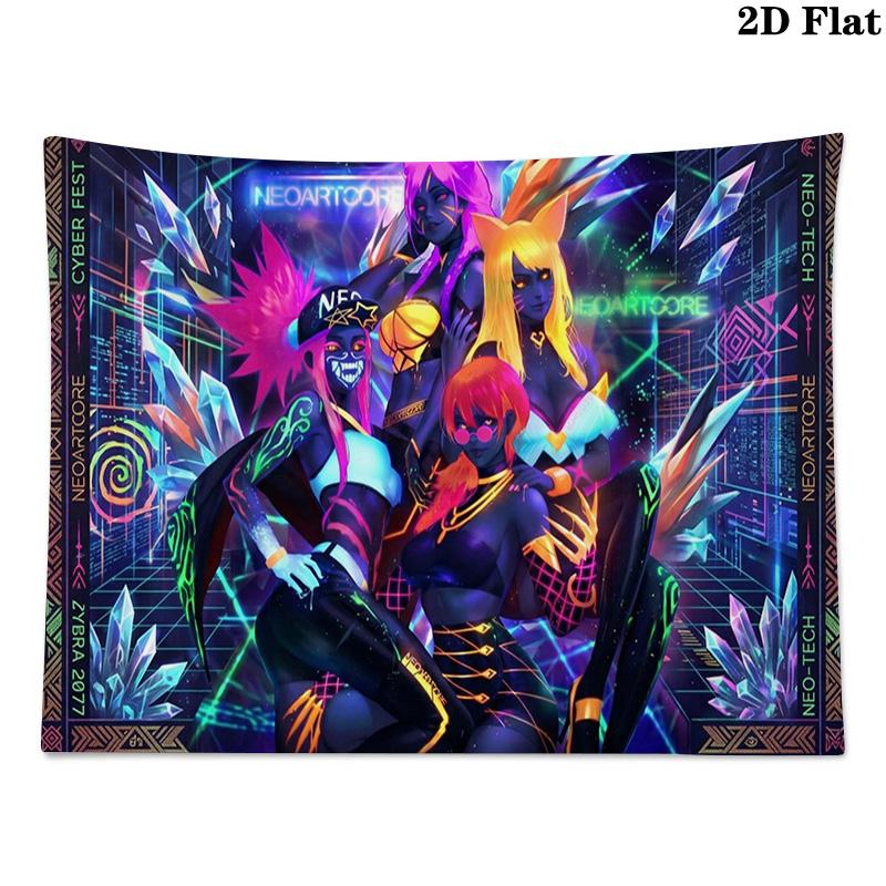 KDA Wall Tapestry Aesthetic Wall Hanging Printed Fabric Blanket Decorative Tapestries for Bedroom Living Room Home Decor