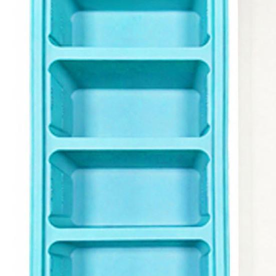 Silicone Freezer Tray with Lid Food-Grade Ice Cube Mold Easy-Release Leak-Proof Stackable