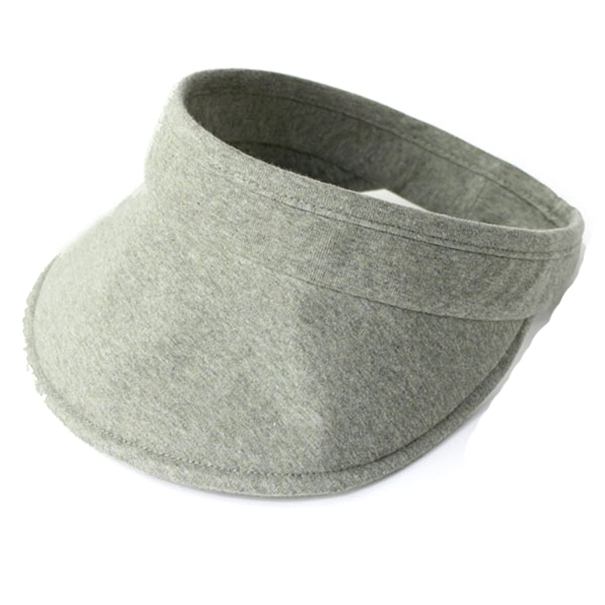 

Солнцезащитная шляпа-козырек из органического хлопка с широкими полями, сделано в Японии, обхват головы 56 см, ширина полей 40 см, женская (Хаки, [Средний размер] Окружность прибл.. Длина прибл.