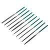 SATA Multi-Piece High Carbon Steel File Set: Triangle, Half-Round, Mini Shaping Tools for Woodworking.