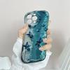 Kreslený vzor krémová textúra puzdro vlnitý okraj mäkký silikónový obal puzdro na telefón pre iPhone Samsung Huawei Honor Xiaomi Redmi Infinix Tecno