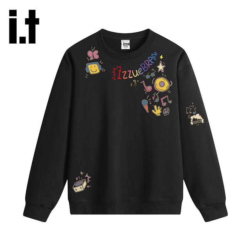 

izzue Unisex Basic Crewneck Long-Sleeve Printed Sweatshirt 3XL