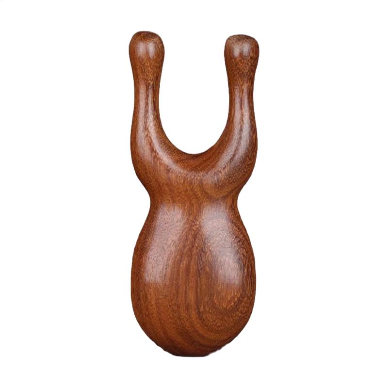 

Little Frog Massager Wooden Self Care Facial Reflexology Hand Self-Massage For Head Neck And Back Wood Massage Tools