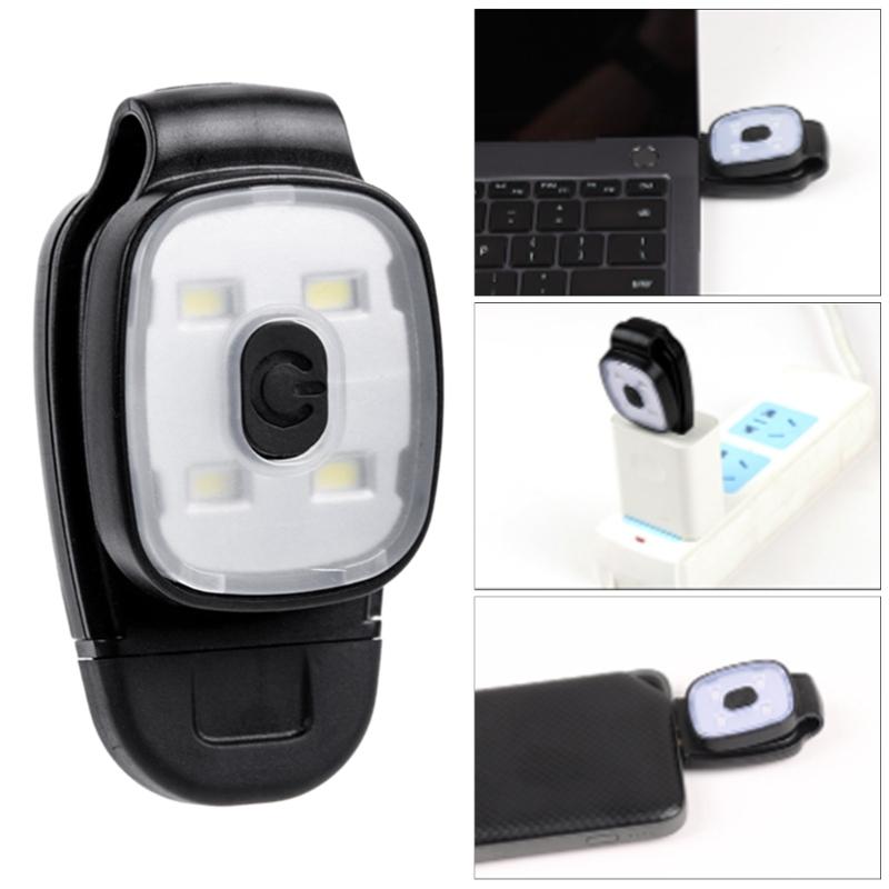 USB Rechargeable Night Running Chest Lights Flashlight Light Weight Safety Jogging Lights LED Clip on Lights Small Headl