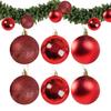 Christmas Balls 3.15in Holiday Globes Set Christmas Ornaments Set for Dance Party Wedding Yard Indoor Front Door Garden