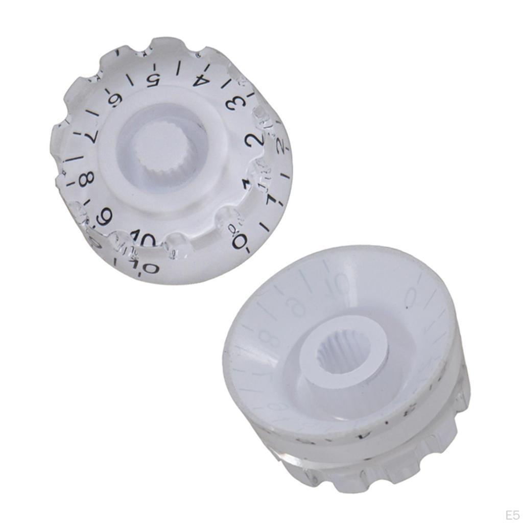 4 Pieces Guitar Knobs Bass Speed Control Electric Accessories for Daily Use