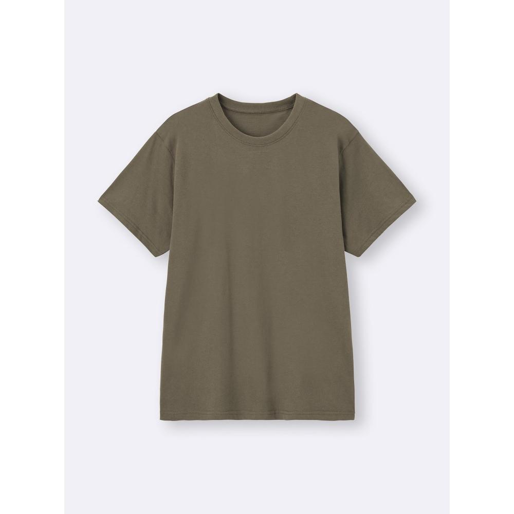 GU by Uniqlo Cotton Collar Crew Neck Tee