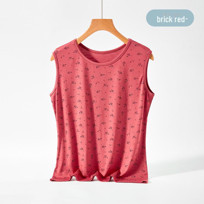 Mamas Sommerpyjama: Leichtes Modal-Set aus Weste und Kurzarm für Frauen mittleren und höheren Alters