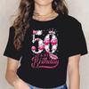 50th Its My Birthday Women Tshirts Casual Breathable Short Sleeves Daily Casual Streetwear Birthday Summer Female Tee Shirt