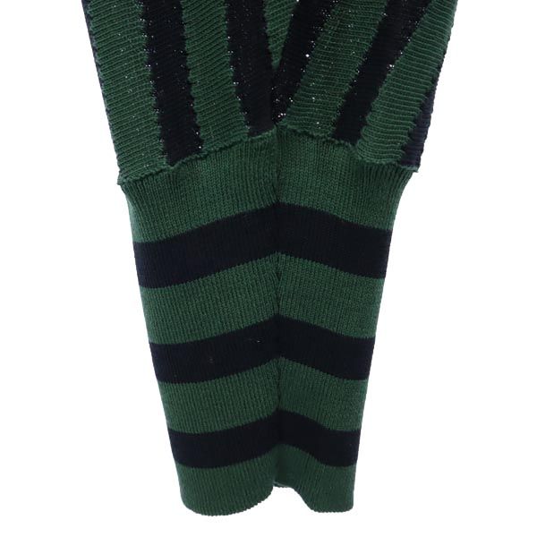 Marni Made In Italy Stripe Knit Pants 40 Green System Women Used