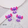 PVC Cartoon Stitch Series DIY Figurines for Phone Cases, Hairpin Ornaments, and Accessories