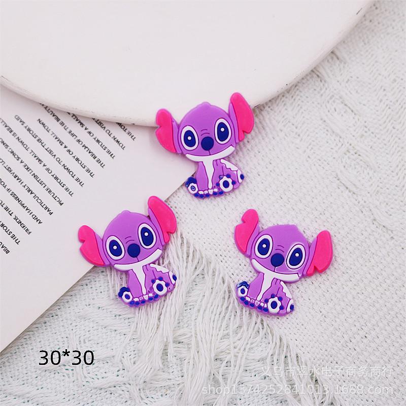 PVC Cartoon Stitch Series DIY Figurines for Phone Cases, Hairpin Ornaments, and Accessories
