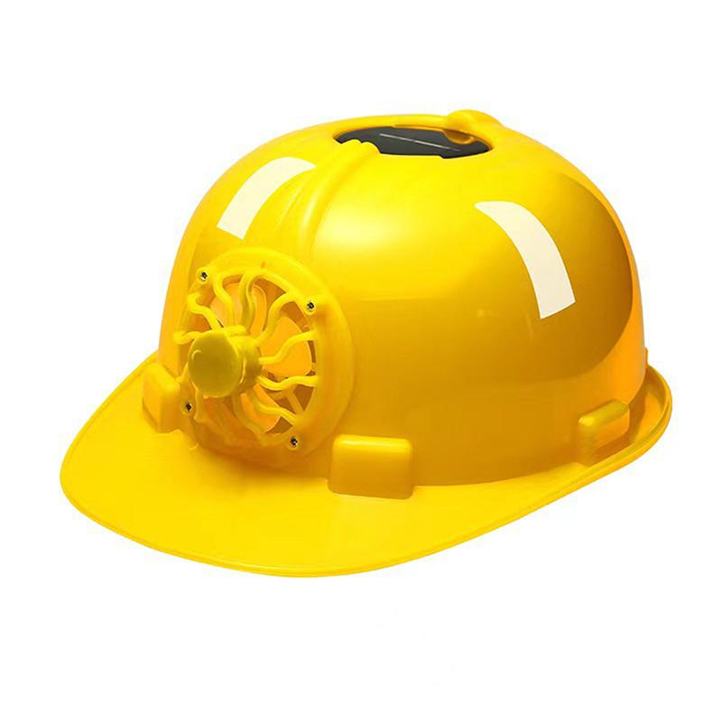 Casco de Seguridad con Ventilador Solar, Sombrero de Protección Solar, Gorra Impermeable Ajustable Estilo Casco Ventilado Para Trabajo, Construcción del Hogar
