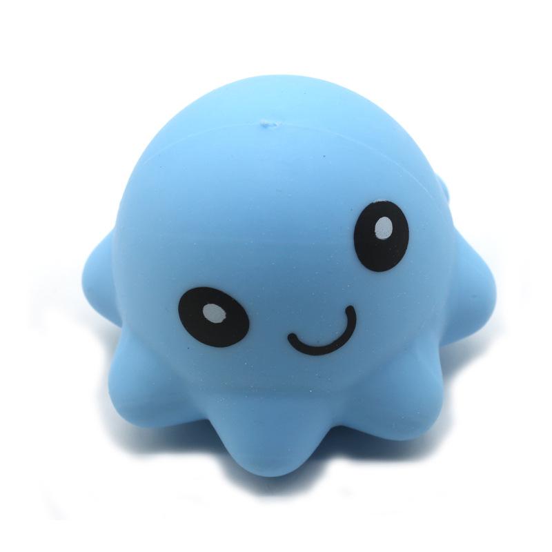 New TPR soft rubber octopus squeeze and release, relieve stress, octopus new unique toy