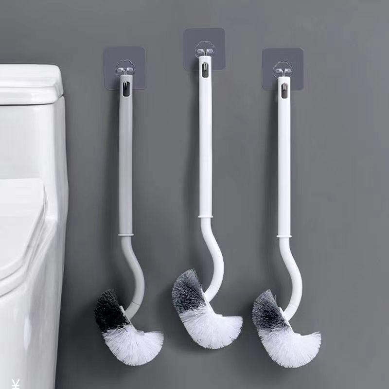 Soft Bristle Elbow Toilet Cleaning Brush