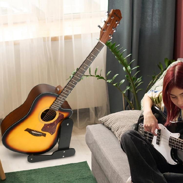 Acoustic Guitar Stand Nonslip Wood Guitar Display Stand Light Weight Floor Guitar Holder Musical Instrument Rack